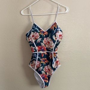 Floral bathing suit